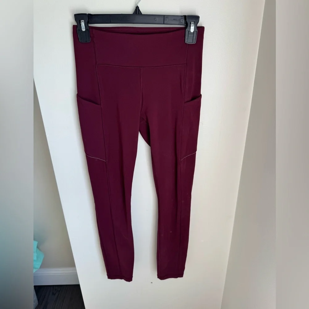 Lululemon Fast and Free High-Rise Garnet Tight Size 4